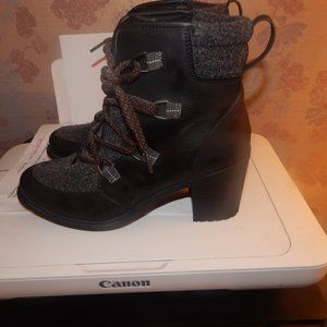 sonoma ortholite eco sugarglider high heeled lace up ankle boots